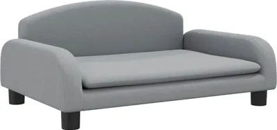 Obrázok produktu pre vidaXL Detská pohovka Light Grey 70x45x30 cm Látka