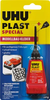 Produktbild von UHU Spezialkleber Plast spezial Flasche 30g Blister