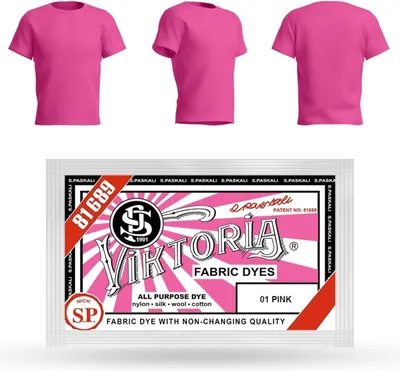 Produktbild von VIKTORIA Textilfarbe waschmaschinenfest (59 FARBEN) - stofffarbe, färbemittel textilien, stofffarben waschfest, textil farbe, kleidung färben