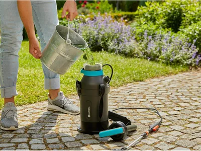 Image de Gardena 11138-20 Pulvérisateur de jardin Sac à dos pulvérisateur de jardin 5 L