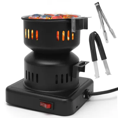 Image de Allume-feu électrique au charbon de 500 W avec foyer amovible