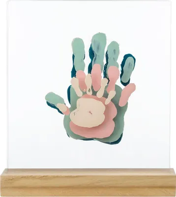 Produktbild von Baby Art Handabdruck-Rahmen Family Prints Holz