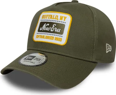 Produktbild von New Era E-Frame Cap Washed Patch Buffalo NY dark green