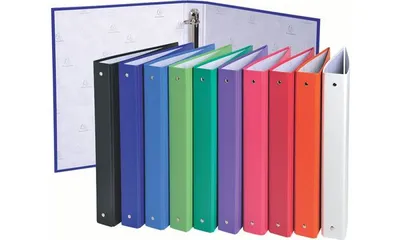 Produktbild von #20xEXACOMPTA Ringbuch, 4-Ring-Mechanik, DIN A4, hellblau