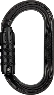 Image de mousqueton en acier PETZL OXAN TRIACT-LOCK Noir