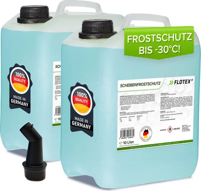 Produktbild von Flotex Scheibenfrostschutz, 2x 10L Auto Scheiben Frostschutzmittel bis -30°C