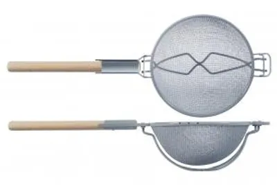 Immagine prodotto di METALTEX Colabrodo Doppia Rete Manico in Legno Cm 35