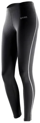 Produktbild von Spiro - "Bodyfit" Leggins mit Grundschicht für Damen FK2616 (XL-XXL) (Schwarz)