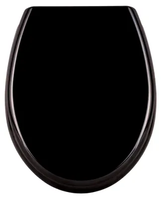 Produktbild von Toilettensitz mit Absenkautomatik aus Duroplast in Schwarz