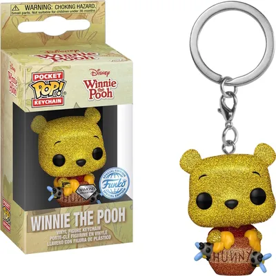 Produktbild von Winnie the Pooh - Winnie the Pooh Diamond Schlüsselanhänger Funko Pocket POP! Keychain