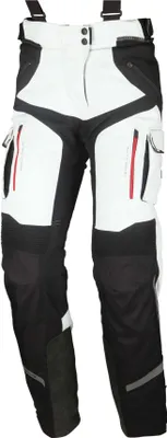 Produktbild von Modeka Panamericana Damen Motorrad Textilhose, hellgrau/schwarz, 42