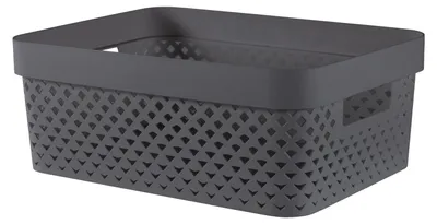 Image de Boîte de rangement, couleur gris clair, 11 litres