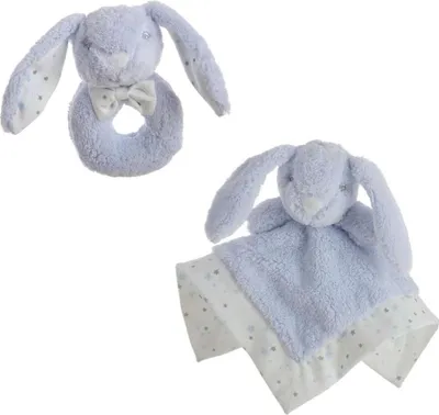 Obrázek produktu pro Plyšová hračka králík 30 x 30 cm chrastítko