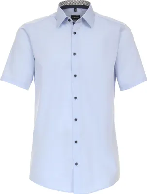 Produktbild von VENTI Herren Businesshemd Kurzarm Kent Modern-Fit Hellblau 36