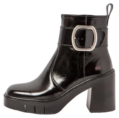 Produktbild von Art Stiefeletten mit Absatz Damen 1979 NAPPA SHINNY BLACK/BERNA Farbe Schwarz