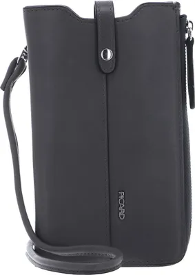 Produktbild von PICARD Leder Handytasche Umhängetasche Spirit 1 Smartphone Bag Rock grau