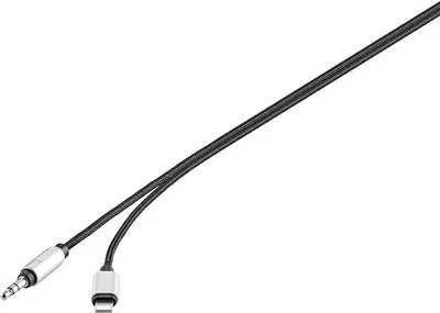 Produktbild von Renkforce USB / Klinke Audio Anschlusskabel [1x Apple Lightning-Stecker