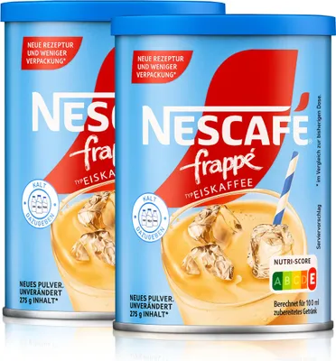 Produktbild von Nescafé frappé Typ Eiskaffee 275g - Getränkepulver mit Instant Kaffee (2er Pack)
