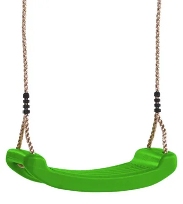 Image de Siège de balançoire pour enfants Wickey en plastique évolutif Vert clair