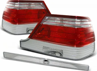 Image de Feux arrière pour Mercedes Classe S W140 Limousine 1995-10.1998 Feux arrière halogènes.