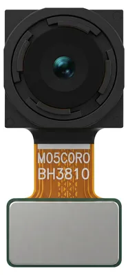 Image de Clappio, appareil photo arrière compatible avec le Samsung Galaxy A35, mode macro 5 Mpx, noir