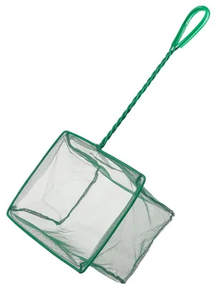 Obrázok produktu pre Sieť na odlov rýb do akvária, štvorcová, 20 x 15 cm, nylonová sieť