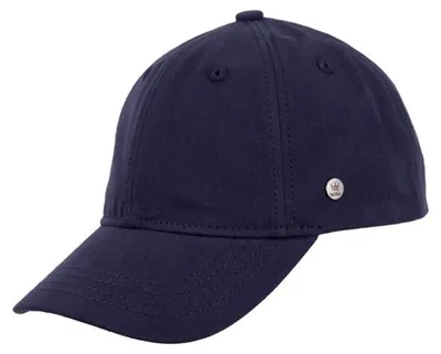 Balke Baseball-Cap Canvas Baumwolle in blau