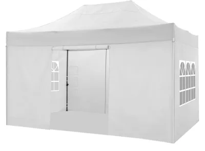 Produktbild von Pavillon – Gartenpavillon – Partyzelt – Gartenzelt – Pop-up-System – Stabil – Faltzelt – mit 4 Seitenwänden