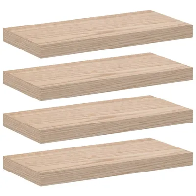 Zdjęcie produktu dla vidaXL Półki wiszące 4 szt. 50x23,5x4 cm materiał drewnopochodny
