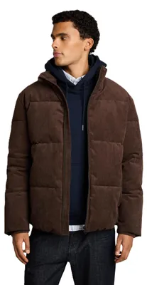 Produktbild von TOM TAILOR Denim Herren Cord Puffer-Jacke mit Stehkragen – Größe XL