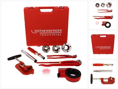 Image de Rothenberger Industrial Sanikit 10 pcs. coffret d'outils pour la plomberie ( 070673E )