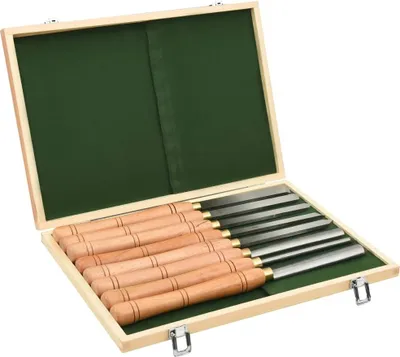 Produktbild von 8-tlg. Drechseleisen-Set HSS