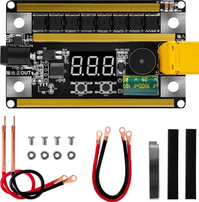 Productafbeelding van 12V puntlasmachine besturingsprint set, draagbaar, handzaam, voor doe-het-zelf projecten, zwart