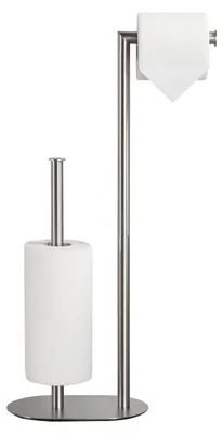 Produktbild von Toilettenpapierhalter, freistehend, gebürstetes Nickel, Edelstahl; freistehender Toilettenpapierhalter; Toilettenpapierhalter, freistehend