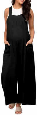 Produktbild von Lässige Latzhose für Schwangerschaft mit Tasche