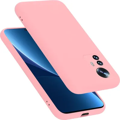 Produktbild von Cadorabo Schutzhülle für Xiaomi 12 PRO Hülle in Rosa Handyhülle Case Cover TPU Etui