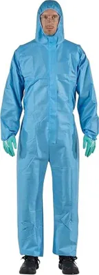 Productafbeelding van Famanu Chemische beschermingspak, blauw, extra groot - Ademend en duurzaam