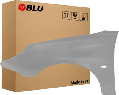Image de BLU Aile Compatible avec Peugeot 206 EYC Gauche Grau Gris Quartz Met. | 1998-2009 | Avant | Peint| Pr?t ? Monter | Acier