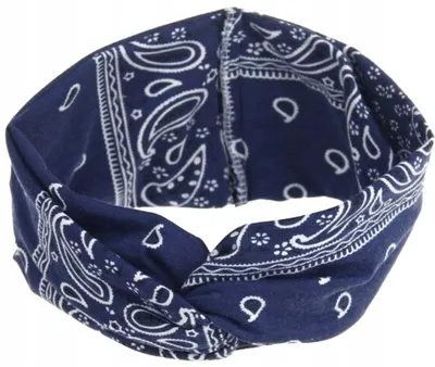 Obrázok produktu pre Čipka do vlasov - Tmavomodrá - Móda - Boho - Doplnky - Dámske - Elastické a trendy účesy pre každú príležitosť