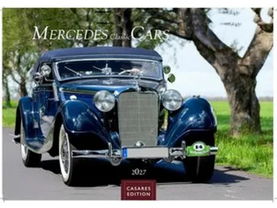 Obrázek produktu pro Kalendář Mercedes Classic Cars 2027 – nástěnný kalendář | Fotokalendář veteránů, velkoformát 35 x 50 cm – veterány Mercedes – elegance a historie v kalendářovém formátu.