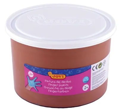 Produktbild von Jovi Fingerfarben 500 ml Dose, braun