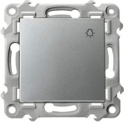 Produktbild von Schalter "Licht" SZAFIR Silber Ospel