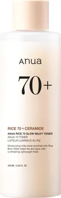 Produktbild von Anua Rice 70 + Ceramide, Glow Milky Toner, 250 ml