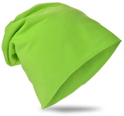 Produktbild von Kinder Beanie Unifarbe Gruen XL