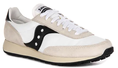 Produktbild von Saucony Trainer 80 In White Black For Uni – 10 UK - 45 EU - 11M/12.5F US / White Black