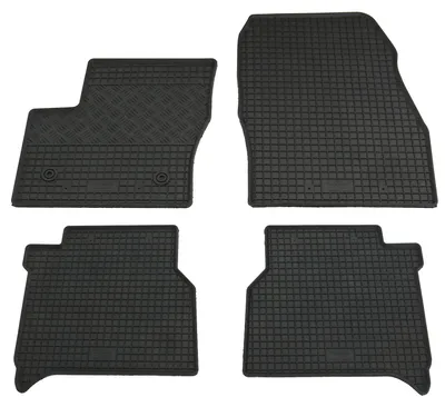 Gummifußmatten Set 4-teilig für Ford Transit Connect (2014-), schwarz