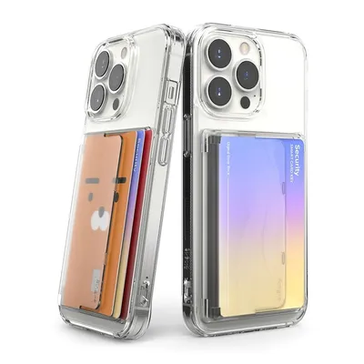 Produktbild von Side Slot Card Holder Kartenhalter für Kreditkarten Ausweishalter Betriebsausweis Transparent