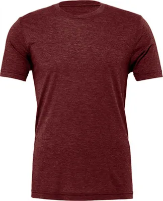 Produktbild von Canvas 3413 | Triblend Crew Neck T-Shirt / Meliert - Farbe: Cardinal Triblend (Heather) - Größe: M
