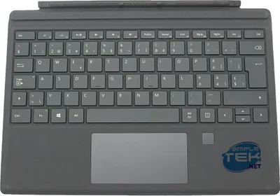 Produktbild von Microsoft Surface Pro Signature Type Cover, QWERTZ, Deutsch, Touchpad, Microsoft, - Surface Pro - Surface Pro 4 - Surface Pro 3, Schwarz