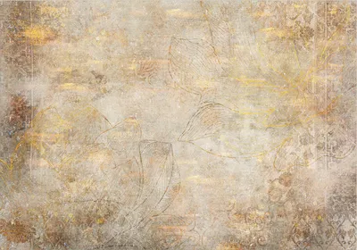 Produktbild von Vlies Fototapete Abstrakt 400x280 cm Tapeten Wandtapete XXL Blumen gold Ornament b-A-0808-a-a